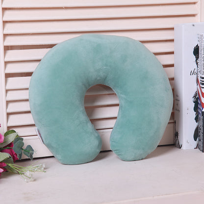 Monochrome U-Shaped Neck Support Pillow