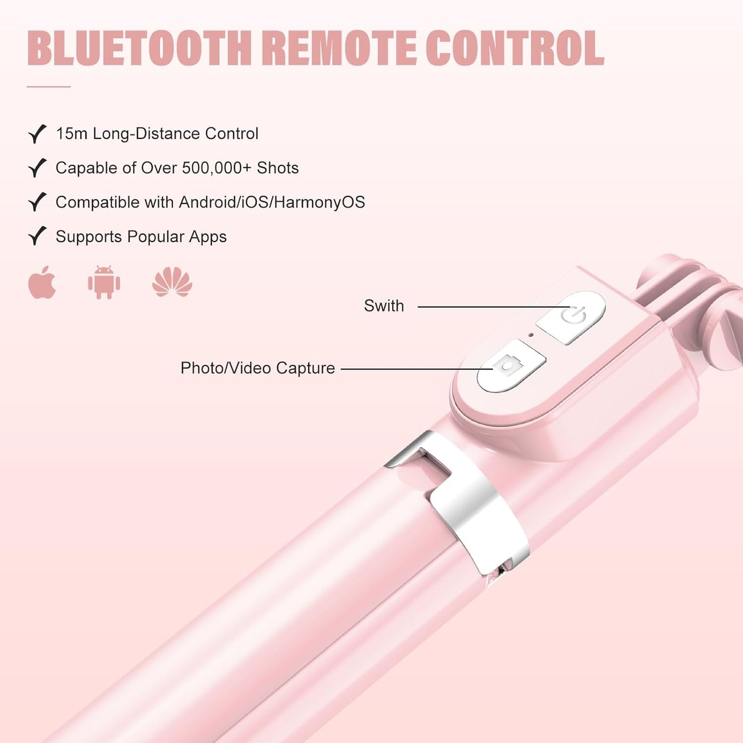 Smart Selfie Stick with Tripod