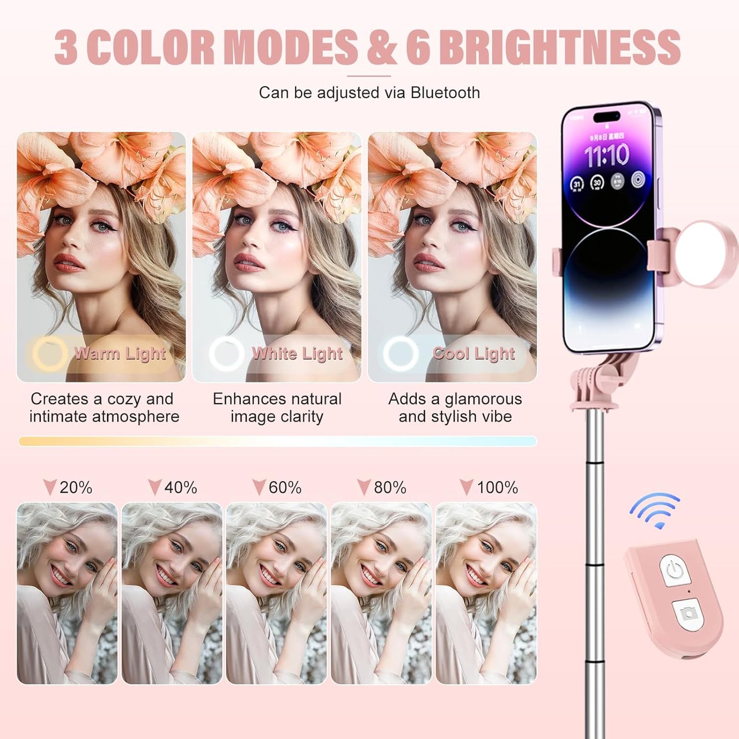 Smart Selfie Stick with Tripod