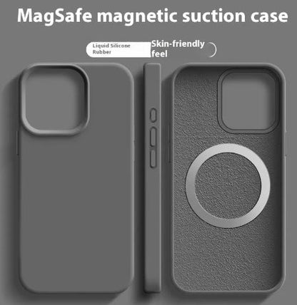 Magnetic Liquid Silicone  Magsafe Case For iPhone