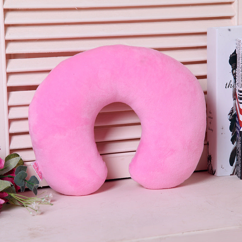 Monochrome U-Shaped Neck Support Pillow