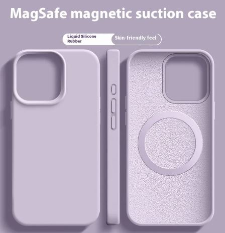 Magnetic Liquid Silicone  Magsafe Case For iPhone